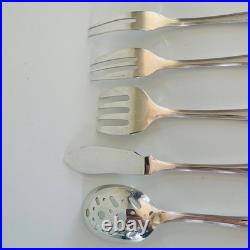 Coffret de 5 couverts Christofle modèle America en métal argenté