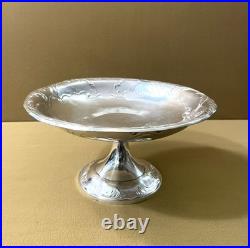 Compotier / coupe à fruits sur pied CHRISTOFLE modèle MARLY métal argenté 22 cm