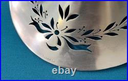 Corbeille a fruits pain CHRISTOFLE GALLIA modèle LAURIERS métal argenté 33 cm