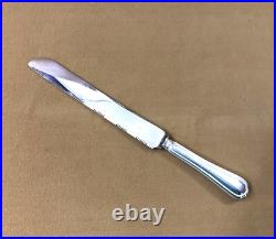 Couteau à pain CHRISTOFLE modèle SPATOURS métal argenté Couvert Service 28 cm