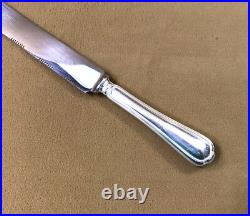 Couteau à pain CHRISTOFLE modèle SPATOURS métal argenté Couvert Service 28 cm
