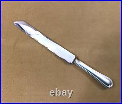 Couteau à pain CHRISTOFLE modèle SPATOURS métal argenté Couvert Service 28 cm