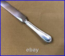 Couteau à pain CHRISTOFLE modèle SPATOURS métal argenté Couvert Service 28 cm