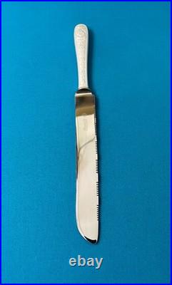 Couteau a pain CHRISTOFLE modèle VILLEROY métal argenté couvert service 28 cm