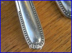 Couteaux à Dessert Ravinet Denfert Modèle Perles Argent Plaqué Silver Silber