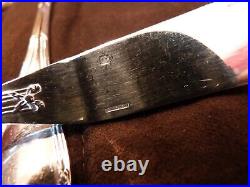 Couteaux à Poisson Christofle Modèle Rubans Argent Plaqué Silver Silber