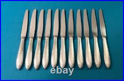 Couteaux a entremets CHRISTOFLE modèle ALBATROS métal argenté 20 cm couvert