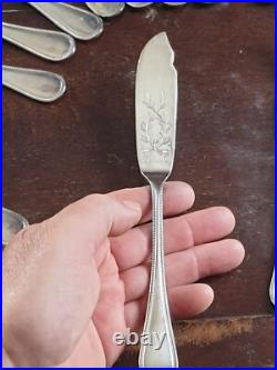 Couvert Christofle Service A Poisson Metal Argente Modele Boreal 24 Couverts