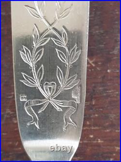 Couvert Christofle Service A Poisson Metal Argente Modele Boreal 24 Couverts