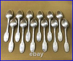 Couvert à entremet CHRISTOFLE modèle DELAFOSSE métal argenté Cuillère Fourchette