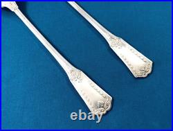 Couvert de service à salade SFAM modèle SANS GENE / EMPIRE métal argenté 25,5 cm