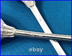 Couvert de service à salade SFAM modèle SANS GENE / EMPIRE métal argenté 25,5 cm