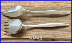 Couverts A Servir Le Poisson Metal Argente Modele Orly Art Deco Christofle