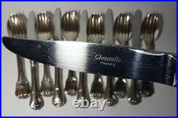 Couverts Couteaux Christofle Modèle Port Royal Métal Argenté Silver Plated Set