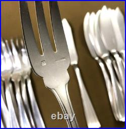 Couverts à poisson ART DECO métal argenté BOULENGER modèle BETTY ménagère Table