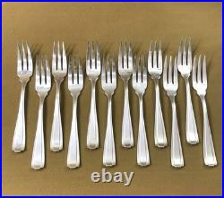 Couverts à poisson ART DECO métal argenté BOULENGER modèle BETTY ménagère Table