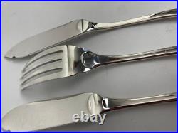 Couverts à poisson Christofle modèle Cluny x14 en métal argenté TBE