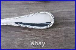 Couverts à poisson couteaux fourchette en métal argenté Christofle modèle perles