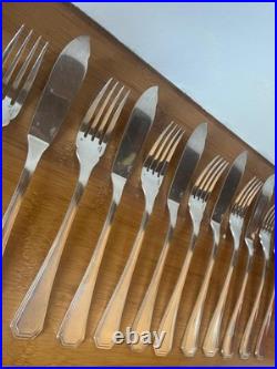 Couverts à poisson x6 Christofle modèle América en métal argenté bon état