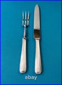 Couverts de service a découper CHRISTOFLE modèle AMERICA métal argenté couteau