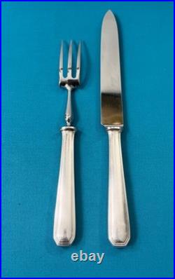 Couverts de service a découper CHRISTOFLE modèle AMERICA métal argenté couteau