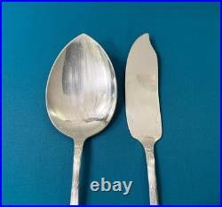 Couverts de service a glace CHRISTOFLE modèle RUBANS CROISÉS métal argenté pelle