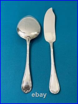 Couverts de service a glace CHRISTOFLE modèle RUBANS CROISÉS métal argenté pelle