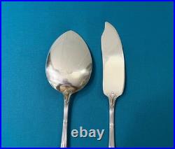 Couverts de service a glace CHRISTOFLE modèle RUBANS CROISÉS métal argenté pelle