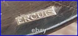 Couverts en métal argenté Ercuis modèle Pompadour (13 pièces)