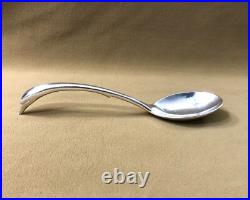 Cuillère à sauce GALLIA CHRISTOFLE modèle CYGNE par FJERDINGSTAD métal argenté