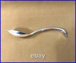Cuillère à sauce GALLIA CHRISTOFLE modèle CYGNE par FJERDINGSTAD métal argenté
