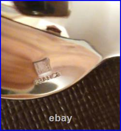 Cuillères à café, thé métal argenté Christofle Modèle Aria bicolore