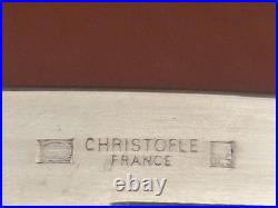 DESSOUS DE PLAT CHRISTOFLE modèle Poinçon Fermiers Généraux métal argenté
