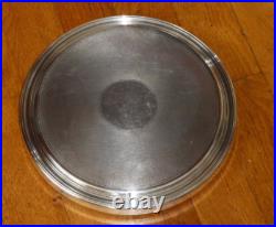 Dessous de plat CHRISTOFLE à fond guilloché en métal argenté modèle cléry superb