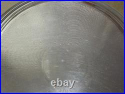 Dessous de plat CHRISTOFLE à fond guilloché en métal argenté modèle cléry superb