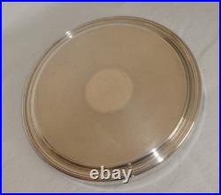 Dessous de plat CHRISTOFLE à fond guilloché en métal argenté modèle cléry superb