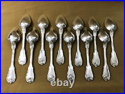 E. LEPERE ancienne ménagère 38 couverts en métal argenté Modèle FILET COQUILLE E. LEPERE ancienne ménagère 38 couverts en métal argenté Modèle FILET COQUILLE