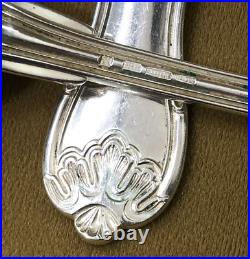 E. LEPERE ancienne ménagère 38 couverts en métal argenté Modèle FILET COQUILLE E. LEPERE ancienne ménagère 38 couverts en métal argenté Modèle FILET COQUILLE