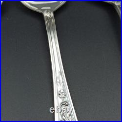 ERCUIS 12 CUILLÈRES DE TABLE EN MÉTAL ARGENTÉ Modèle DUBARRY / DU BARRY