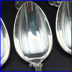 ERCUIS 12 CUILLÈRES DE TABLE EN MÉTAL ARGENTÉ Modèle DUBARRY / DU BARRY