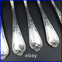 ERCUIS 12 FOURCHETTES DE TABLE EN MÉTAL ARGENTÉ Modèle DUBARRY / DU BARRY