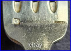 ERCUIS 6 couverts Fourchettes & Cuillères art nouveau métal argenté Modèle IRIS