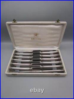 ERCUIS modèle Sully 12 couteaux de table métal argenté