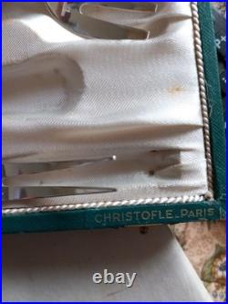 Ensemble à Mignardises CHRISTOFLE ALFENIDE métal argenté Modèle PARIS
