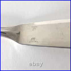 Ensemble de 6 couteaux à poissons Christofle en métal argenté, modèle Spatours