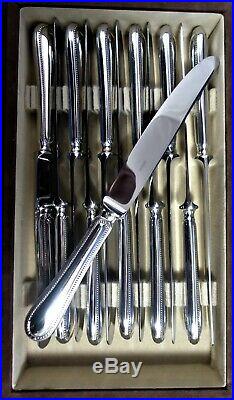 Ercuis 12 couteaux de table modèle perles ref A27/25