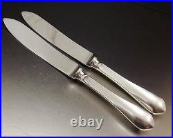 Ercuis Modele Citeaux 12 Grands Couteaux De Table En Metal Argente Vers 1970 Ercuis Modele Citeaux 12 Grands Couteaux De Table En Metal Argente Vers 1970