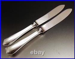 Ercuis Modele Citeaux 12 Grands Couteaux De Table En Metal Argente Vers 1970 Ercuis Modele Citeaux 12 Grands Couteaux De Table En Metal Argente Vers 1970