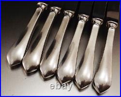 Ercuis Modele Citeaux 12 Grands Couteaux De Table En Metal Argente Vers 1970 Ercuis Modele Citeaux 12 Grands Couteaux De Table En Metal Argente Vers 1970