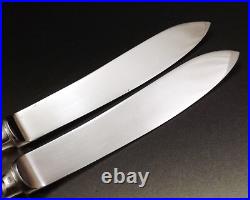 Ercuis Modele Citeaux 12 Grands Couteaux De Table En Metal Argente Vers 1970 Ercuis Modele Citeaux 12 Grands Couteaux De Table En Metal Argente Vers 1970